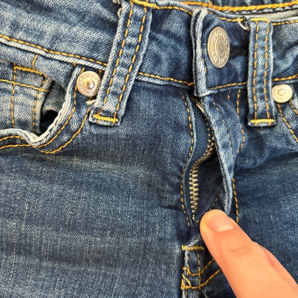 7 For All Mankind Girls Jean Shorts - size 8 - Picture 2 of 8